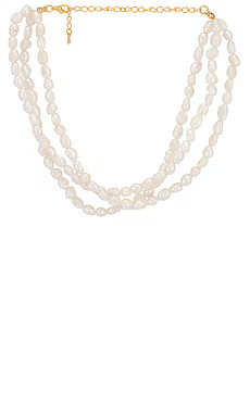 petit moments Bloom Necklace in Freshwater Pearl from Revolve.com | Revolve Clothing (Global)