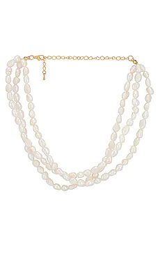 petit moments Bloom Necklace in Freshwater Pearl from Revolve.com | Revolve Clothing (Global)