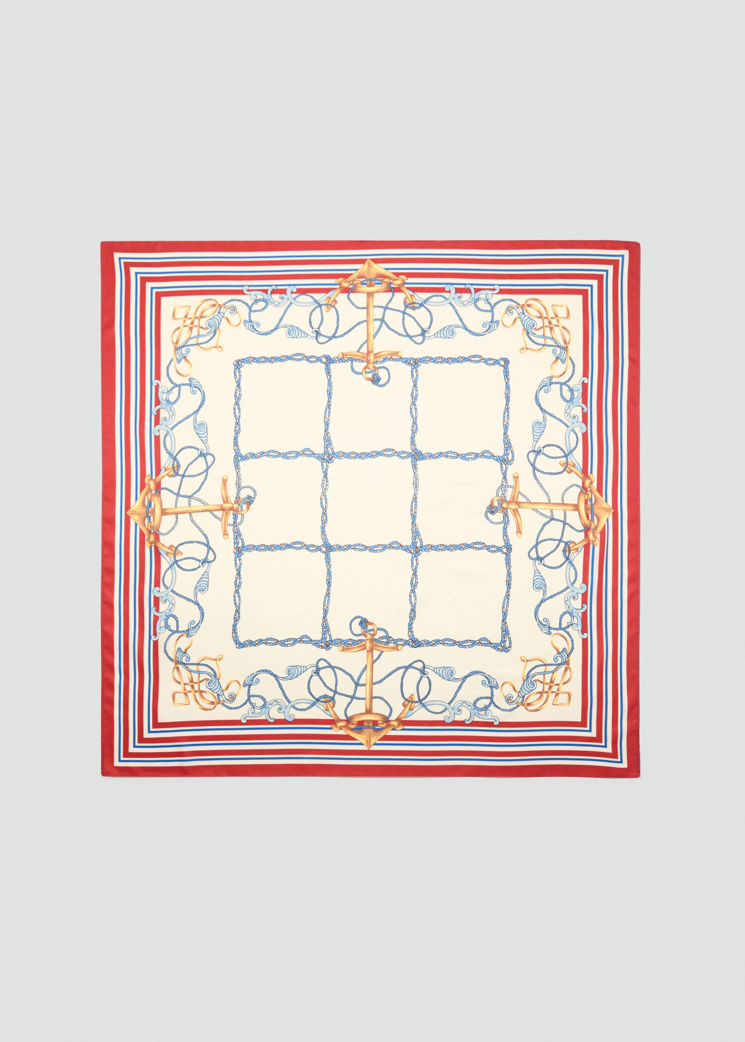 Multi-color print scarf - Woman | MANGO USA | MANGO (US)