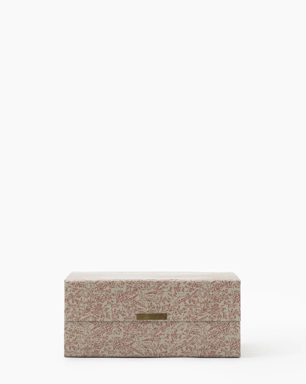 Gray Floral Storage Box | McGee & Co.
