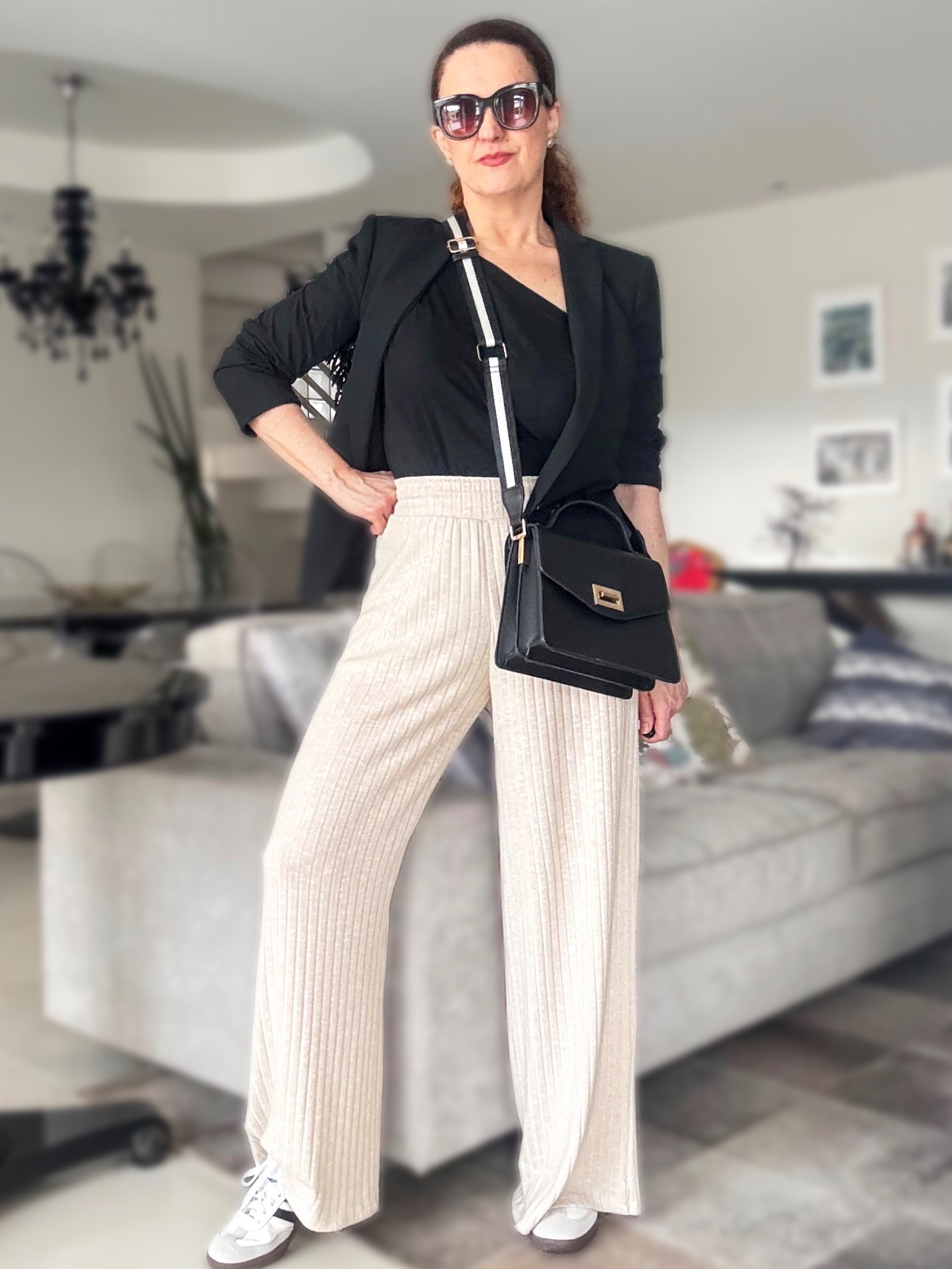 Look confortável e estiloso tem blazer, tênis e pantalona ✨

#LTKbrasil #LTKdicadeestilo #LTKestilo50+