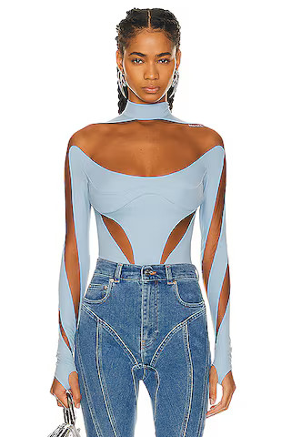 Illusion Cut Bodysuit | FWRD 