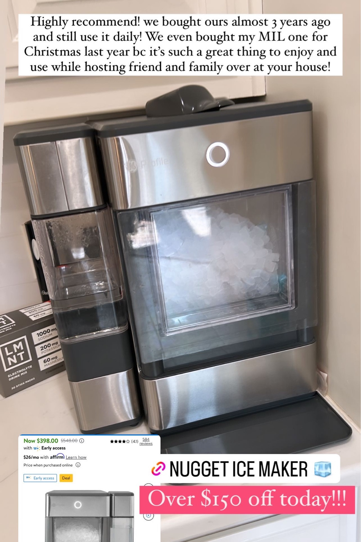 Nugget ice maker 
Walmart sale 

#LTKhome #LTKsalealert