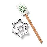 Lenox Holiday Spatula with Snowflake Cookie Cutter, 0.35, Multi | Amazon (US)