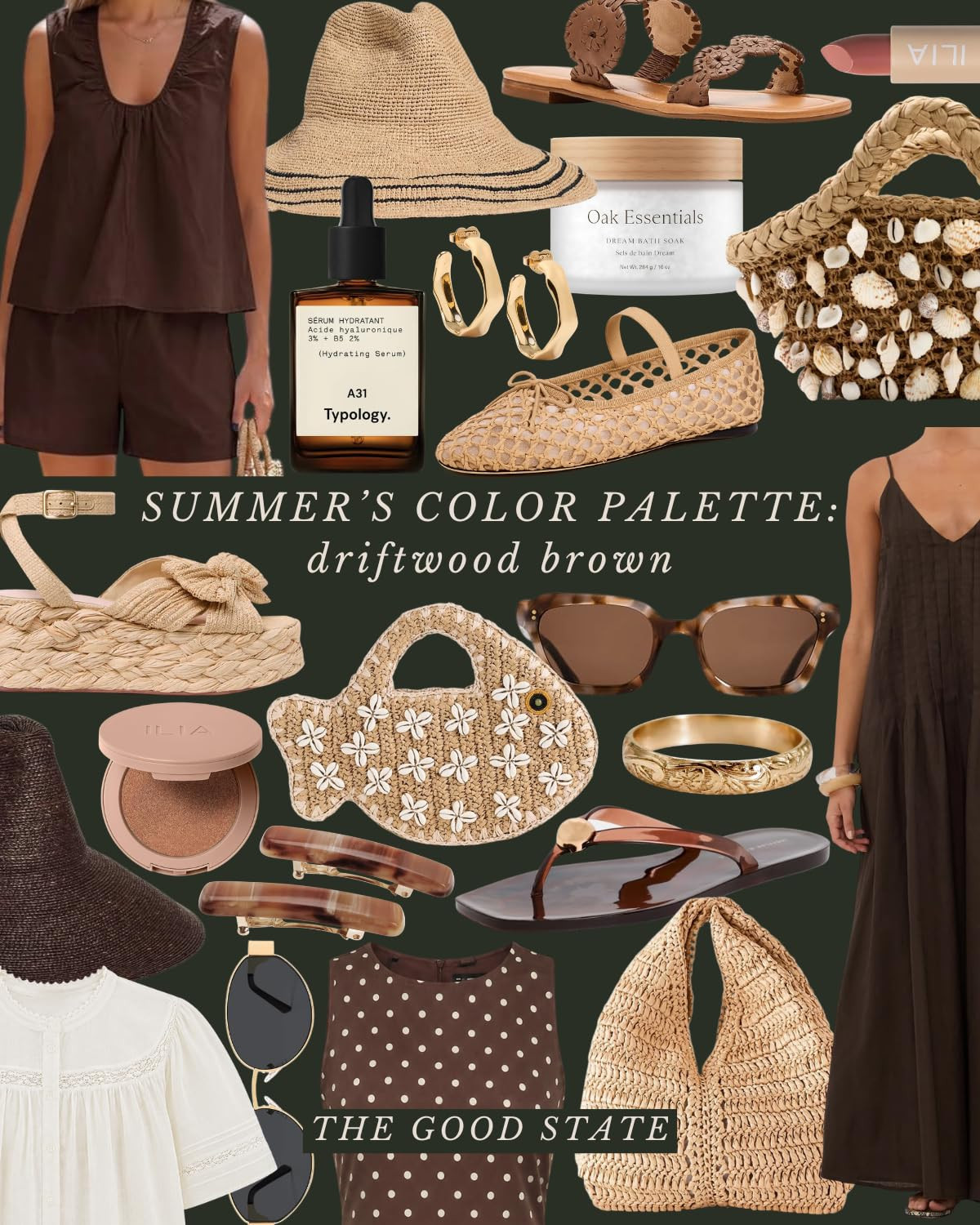 Summer's Color Palette: Driftwood Brown. | Amazon (US)