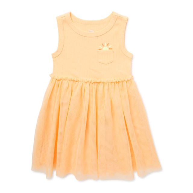 Wonder Nation Toddler Girl Tutu Tank Dress, Sizes 12M-5T | Walmart (US)
