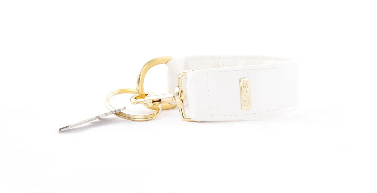 Frost White SIGNATURE KEYPER® Key Ring | KEYPER