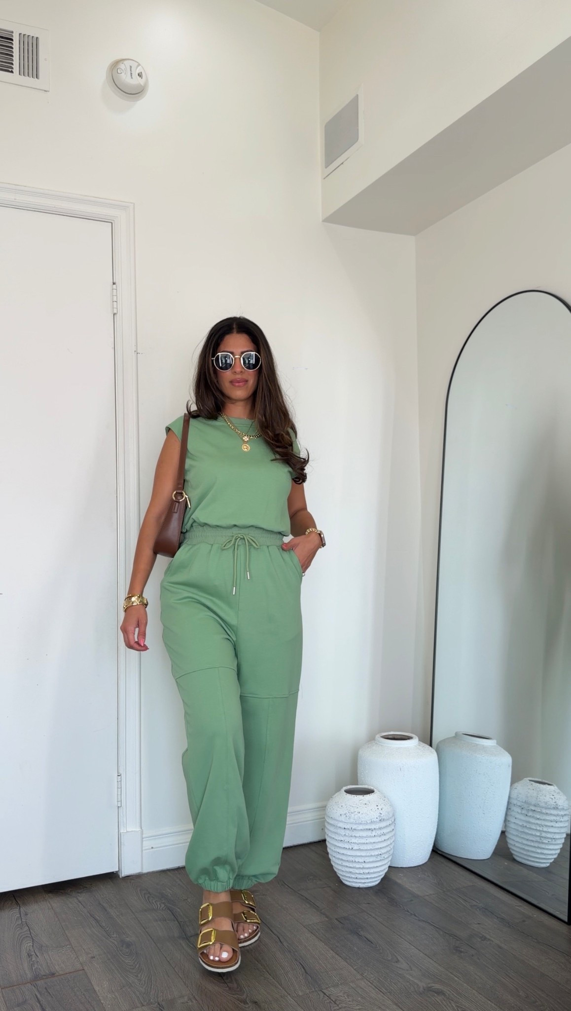 Comfy and casual jumpsuit for spring! Wearing size medium. 

#LTKSeasonal #LTKMidsize #LTKootd