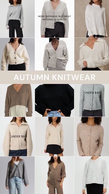 Autumn knitwear 🍂🤎 
#cardigans #knitwear #autumnfashion

#LTKfindsunder50 #LTKfindsunder100 #LTKSeasonal