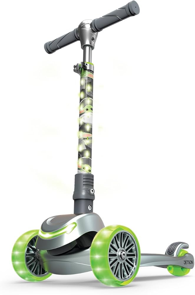 Jetson Character Kids Kick Scooter, LED Lights on Stem & Light-Up Wheels, Lightweight Frame, Heig... | Amazon (US)
