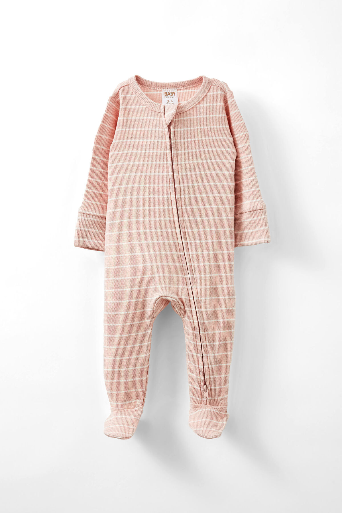 Organic Pointelle Zip All In One Romper | Cotton On (US)