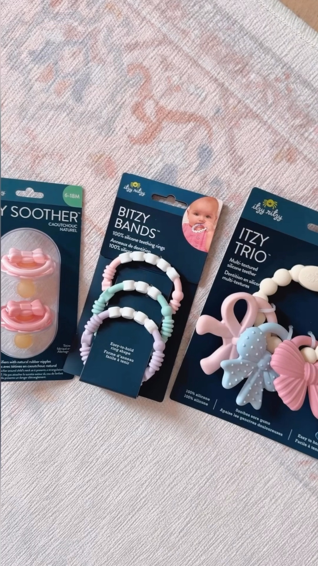 Just making magic for the swifite girl mama’s with this new coquette and friendship band collection of bay teethers, pacifiers and toys! Perfect Easter basket stuffers by Itzy ritzy!

#LTKBaby #LTKmomlife #LTKSeasonal