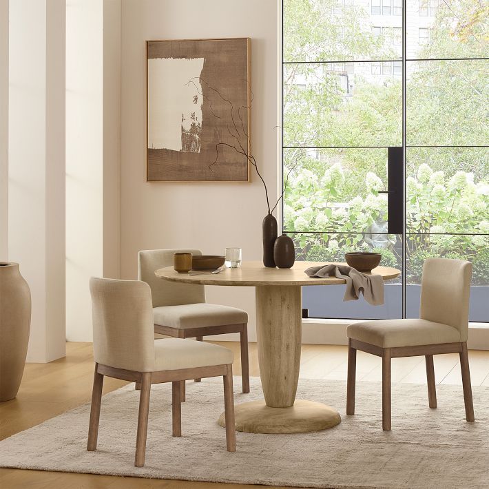 Winona Round Pedestal Dining Table (48") | West Elm (US)