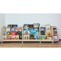 Montessori Wooden Bookshelf, Premium Plywood, Modern Scandinavian Design, Perosnalized | Etsy (US)