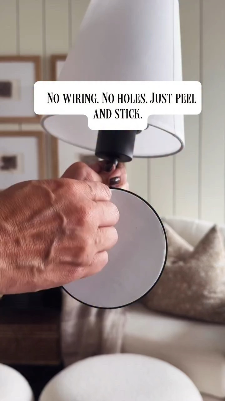 The easiest way to add wall lighting without an electrician. Rechargeable sconces for the win. #homeideas #wirelesslighting #sconces 

COMMENT: SCONCES 

Follow and comment SCONCES so I can send you the link to your inbox