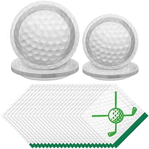 88 Piece Golf Disposible Tableware Set | Amazon (US)