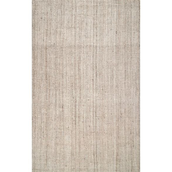 nuLOOM Ashli Solid Jute Area Rug | Target