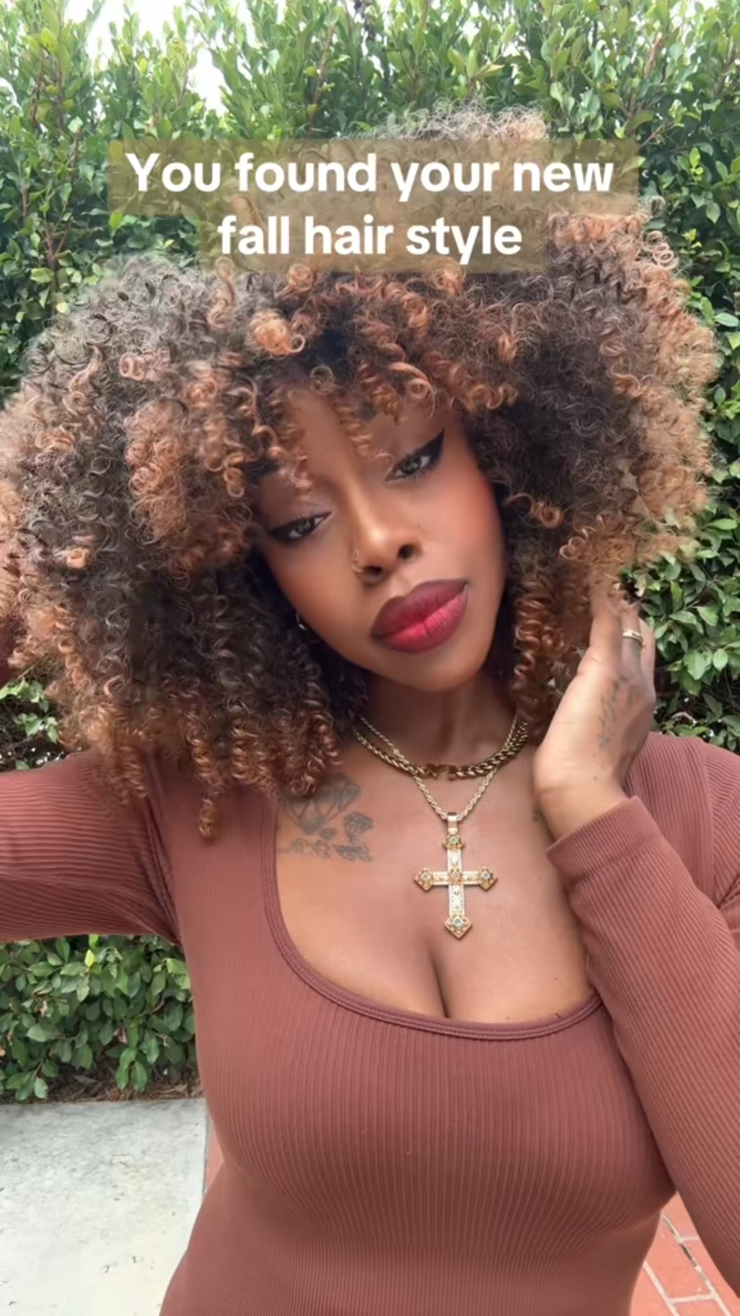 Category: FALL  HAIR😍🤎 Short Curly Afro Wigs Brown Kinky Curly Wigs, Bouncy Full, Synthetic Heat Resistant, Ombre Brown

#LTKStyleTip #LTKFallSale #LTKBeauty