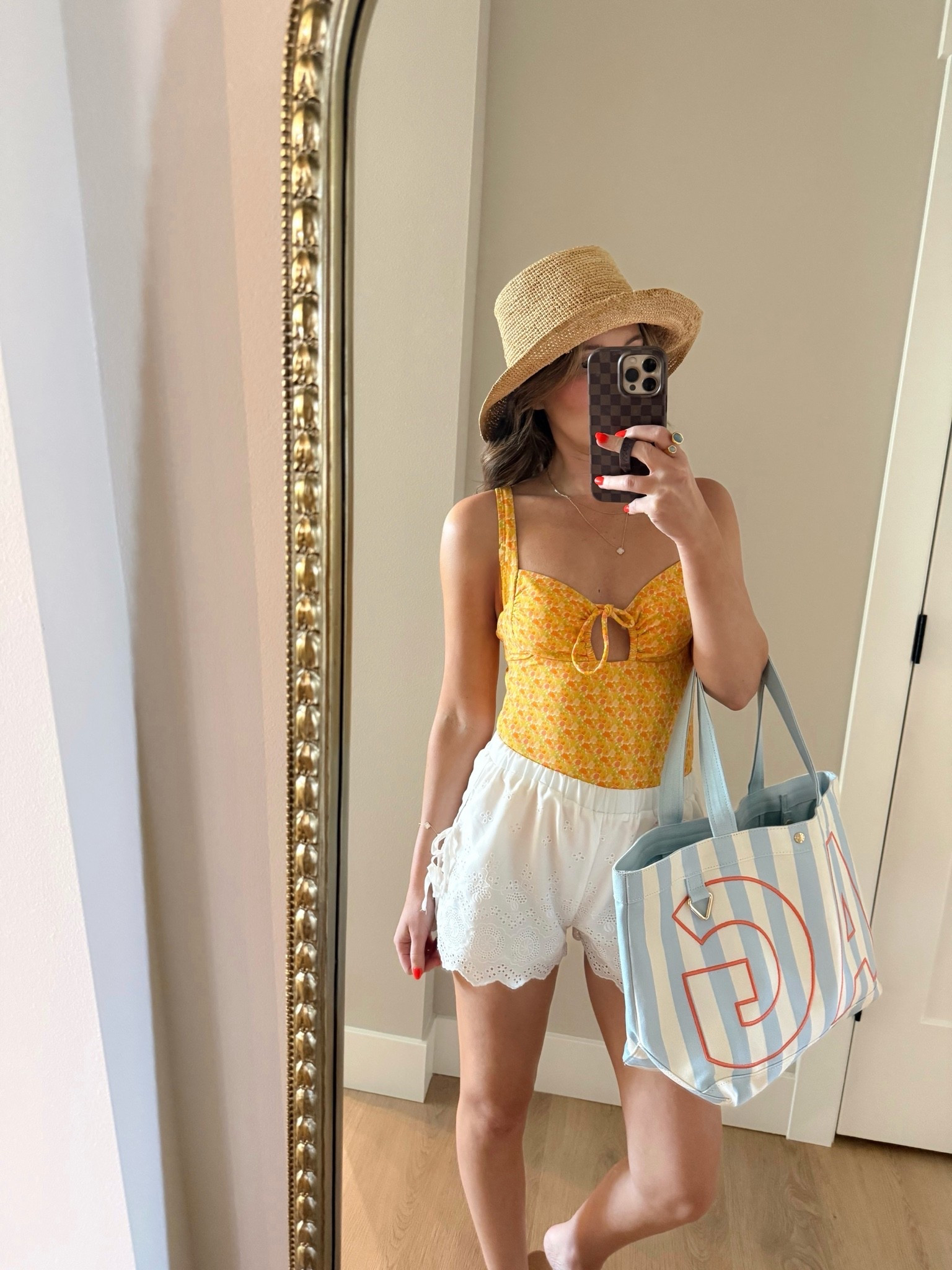 Pool ootd💦 my swimsuit is currently on sale! Wearing a size small and small amazon shorts 

Swimsuit, pool outfit, one piece, summer style

#LTKSwim #LTKSaleAlert