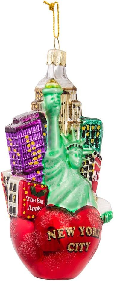 Kurt Adler C4108 New York City Glass Cityscape Ornament, 5-Inch | Amazon (US)