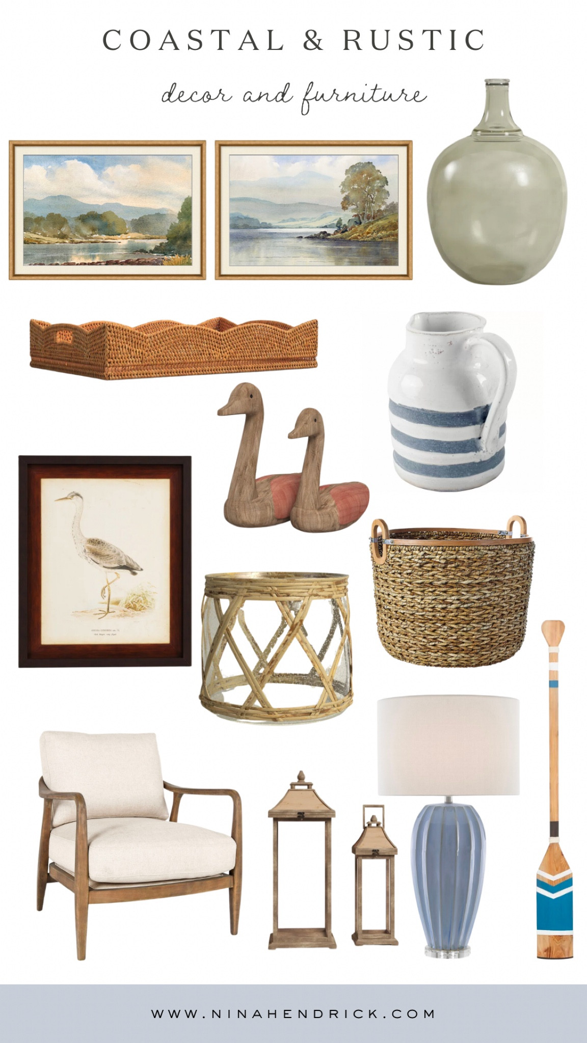 A roundup of classic coastal and rustic decor! 

#LTKhome