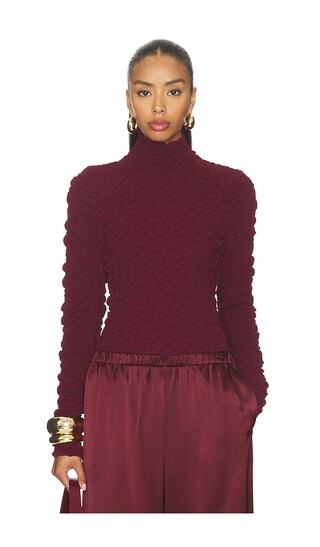 By Malene Birger Aura Sweater in Red. - size S | Revolve Clothing (Global)