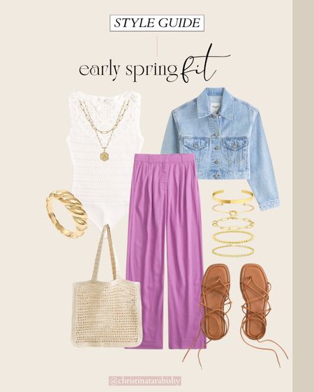 An early Spring OOTD, the denim jacket is the perfect layering piece! 

#LTKstyletip #LTKSeasonal