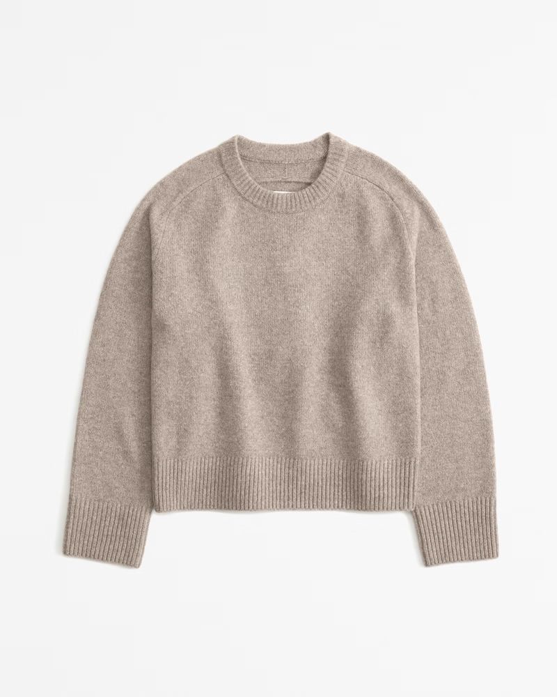 The A&F Madeline Crew Sweater | Abercrombie & Fitch (UK)