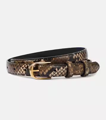 Jane 20mm snake-effect leather belt | Mytheresa (US/CA)