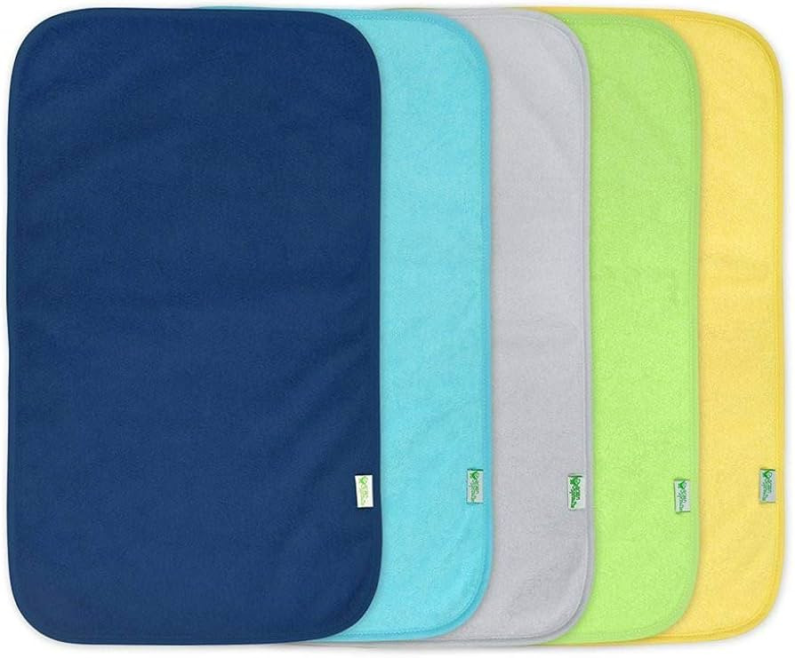 green sprouts Stay-Dry Burp Pads (5 Count) | Ultimate protection from drools & spit ups | Waterpr... | Amazon (US)