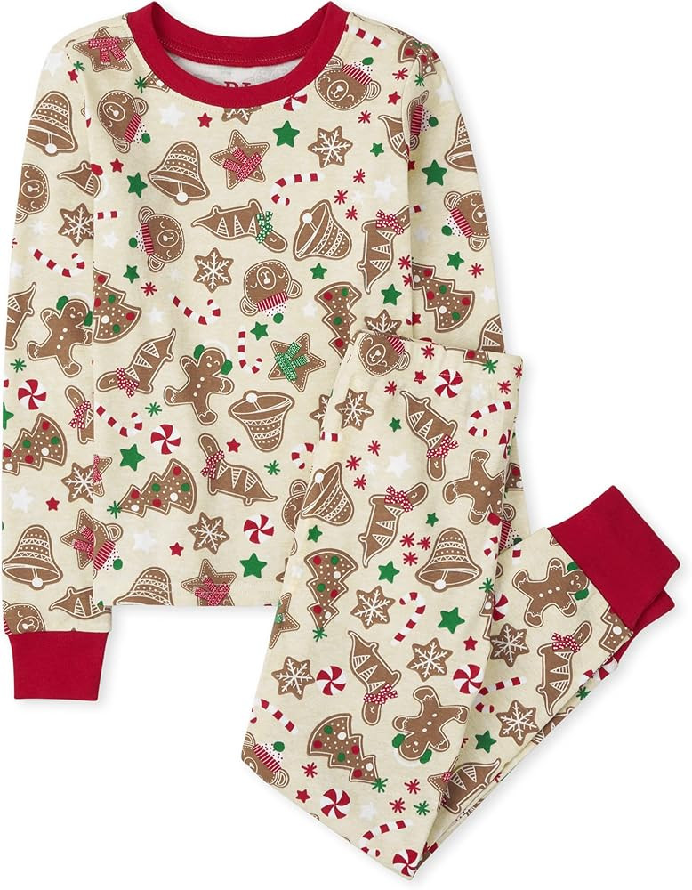 The Children's Place unisex-baby And Kids, Sibling Matching, Holiday Pajama Sets, Cotton | Amazon (US)