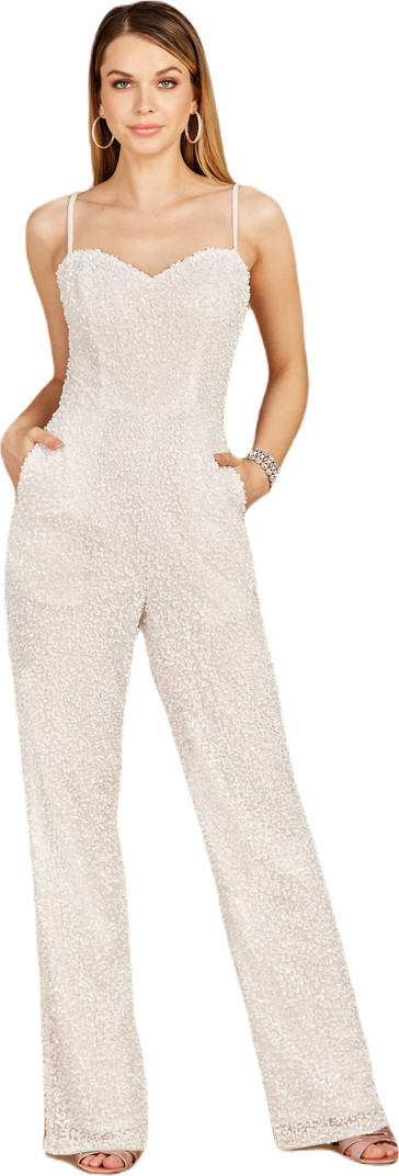 Beaded Bridal Jumpsuit | Nordstrom