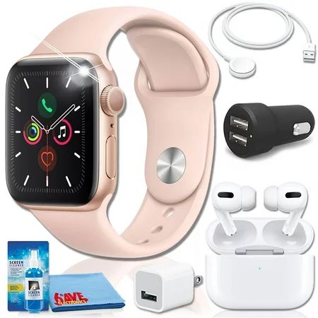 Apple Watch Series 5 (Gold Aluminum) Pink Sand Band | Walmart (US)