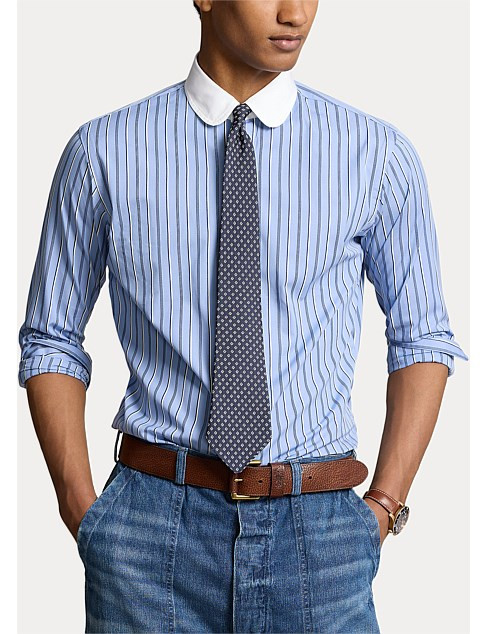 Polo Ralph Lauren Classic Fit Striped Poplin Shirt | David Jones | David Jones (Australia & New Zealand)