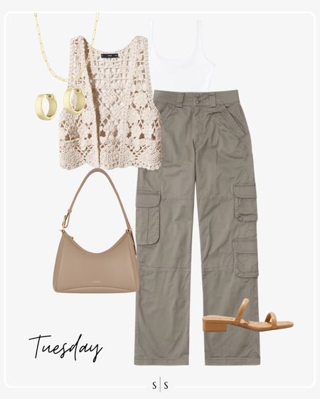 Style Guide of the Week | Transitional outfits to wear in between Summer and Fall

Utility pant, crochet cardigan vest, neutral handbag, bodysuit, neutral sandal

Timeless style, outfit ideas, transitional style, warm weather style, Fall outfit, Summer outfits, closet basics, casual style, chic style, everyday outfit. See all details on thesarahstories.com ✨

#LTKstyletip