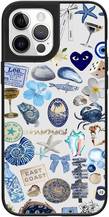 European Summer Phone Case for iPhone 16 15 14 13 12 11 Pro Max Plus Mini XR X XS Max 7 8 SE, Cut... | Amazon (US)