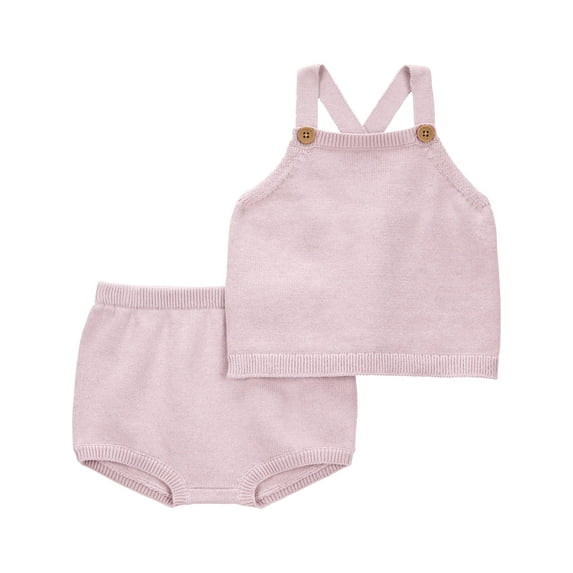 Carter's Child of Mine Baby Girl Outfit Set, 2-Piece, Sizes 0/3-24 Months | Walmart (US)
