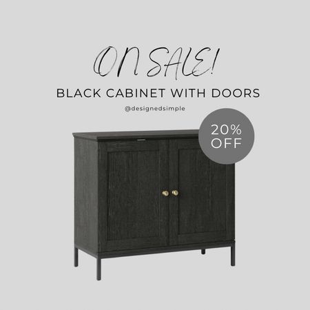 This black cabinet with doors is still on sale and only $200! Put two together to make an entry table, console table, or media cabinet! 



#LTKstyletip #LTKsalealert #LTKhome