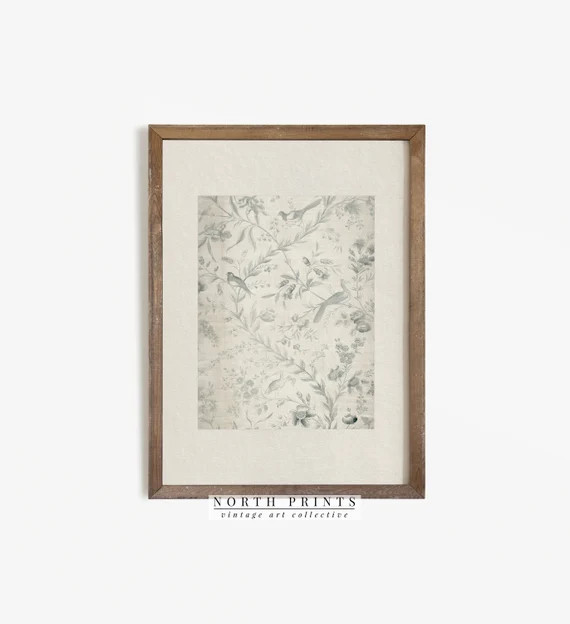 Vintage Neutral Tapestry Print  Antique Textile PRINTABLE  | Etsy | Etsy (US)