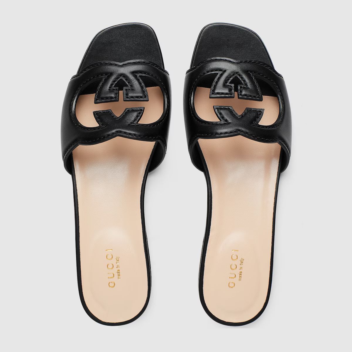 Women's Interlocking G cut-out slide sandal | Gucci (US)