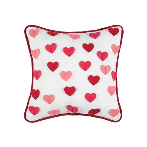 C&F Home Heart Embroidered Mini Valentine's Day Accent Pillow 10" x 10" at Nordstrom, Size Medium | Nordstrom