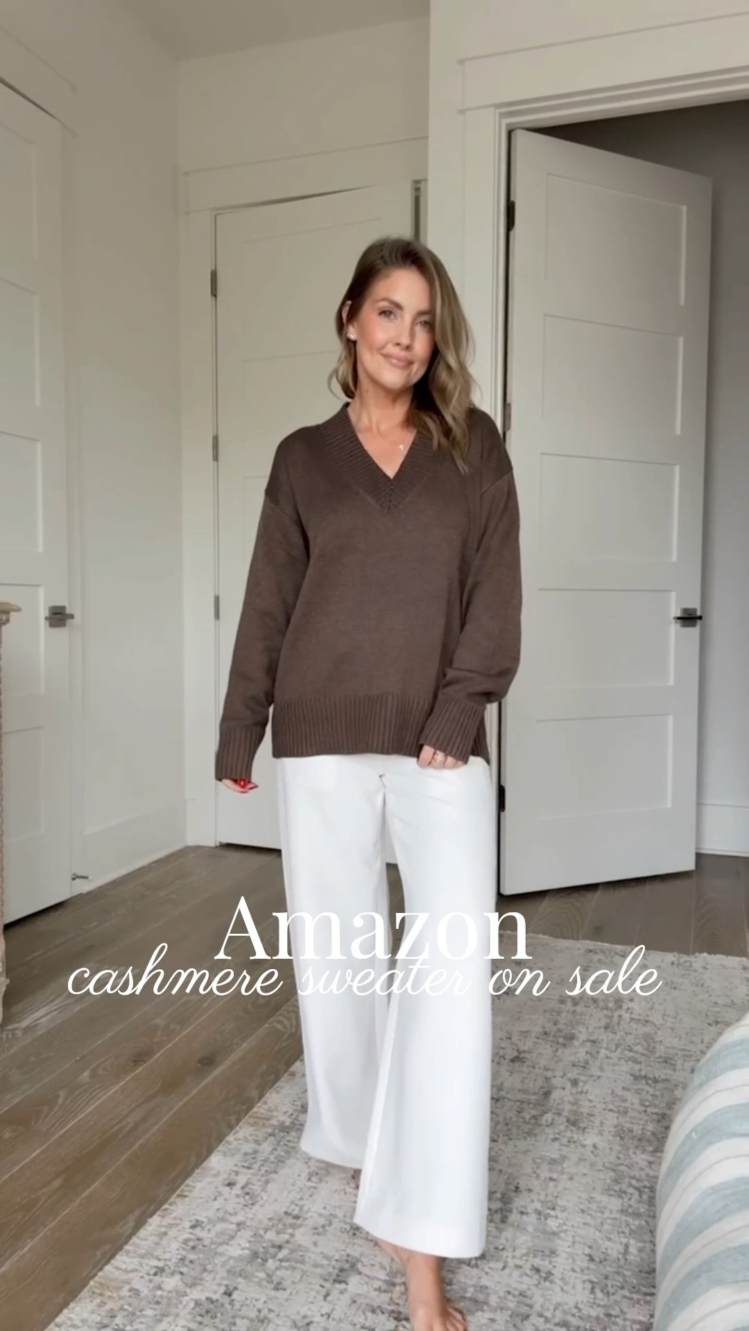 Amazon cashmere blend sweater is on sale right now for 59% off!! 

XS Amazon sweater / XS Short pants 🤎 cashmere sweater, classic style, fashion staple, wardrobe basic, amanda west, almost ready blog.

#LTKootd #LTKSeasonal #LTKSaleAlert