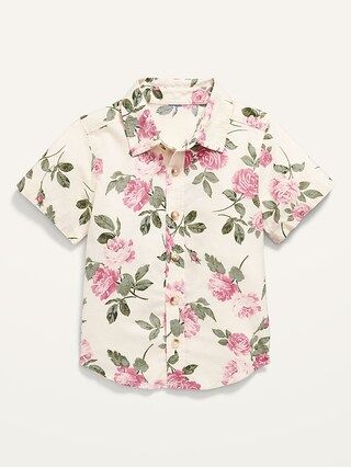 Short-Sleeve Printed Shirt for Toddler Boys | Old Navy (US)