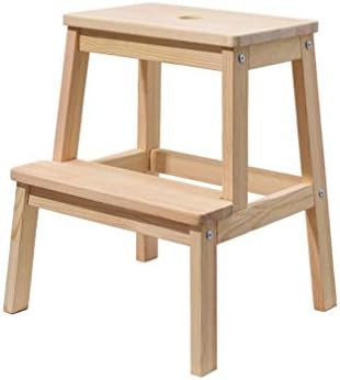 HOUCHICS Wooden Step Stool for Adult with 260lb Load Capacity,Multi-Purpose Natural 2-Step Stool-... | Amazon (US)