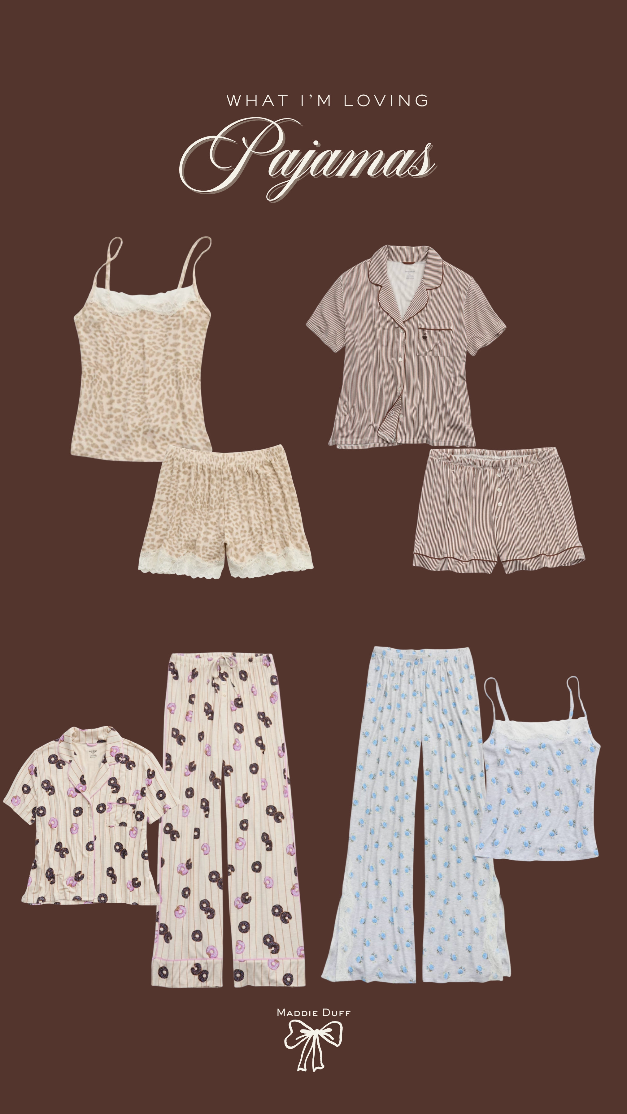The cutest new pajamas! Love these prints!

pajamas, new mom gift ideas, cozy outfits, early fall outfits, mom outfits 

 #LTKootd #LTKmomlife