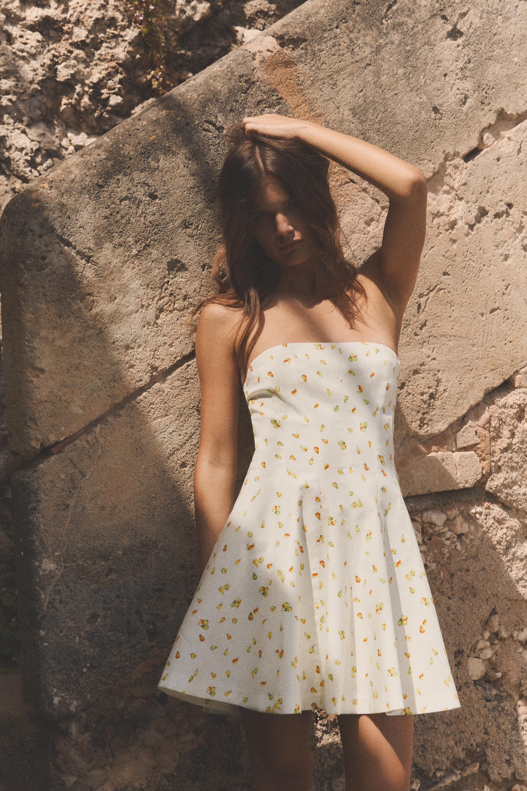 FRUIT PRINT MINI DRESS | Zara US