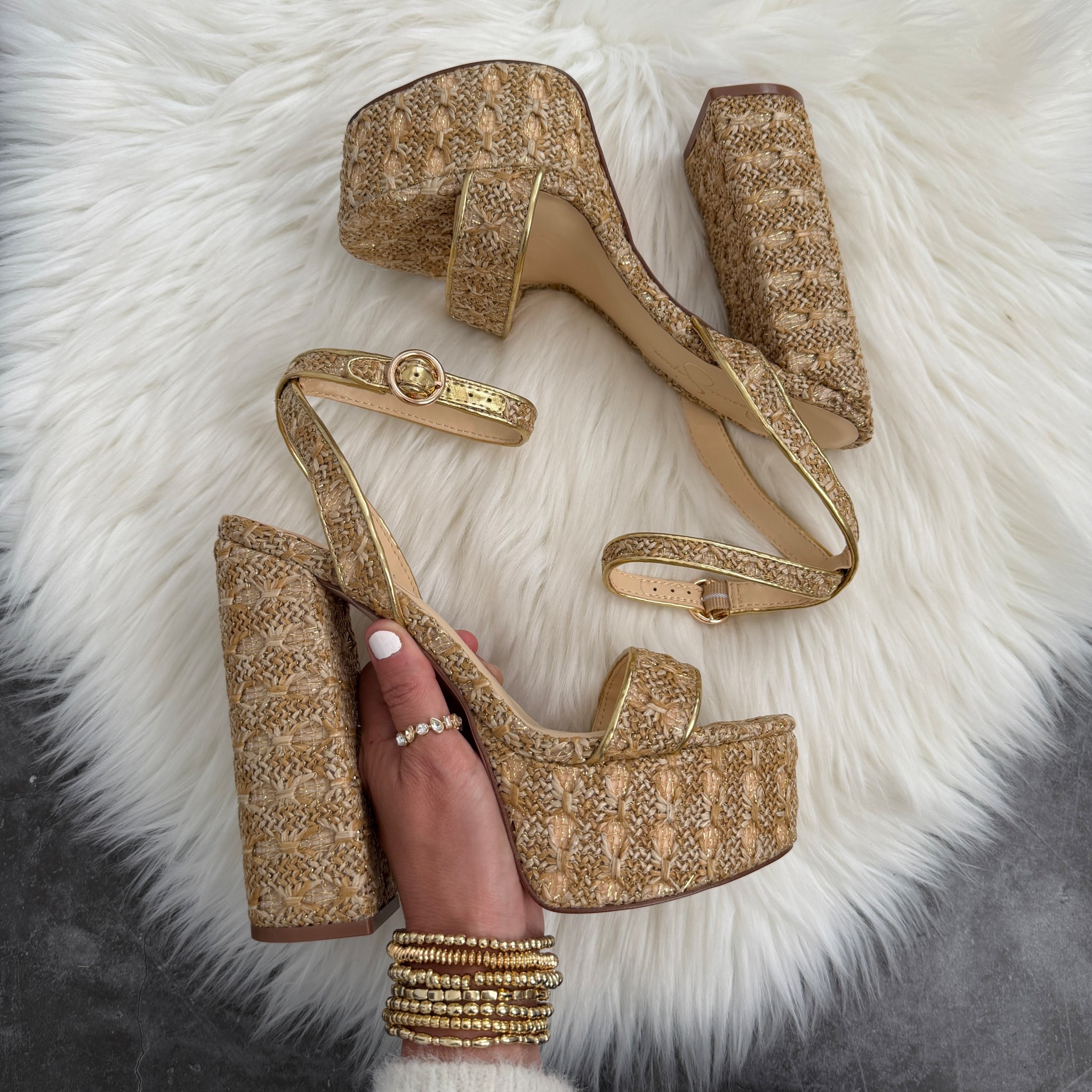 Jessica Simpson axtyn ankle strap platform sandals run true to size and come in 4 colors 