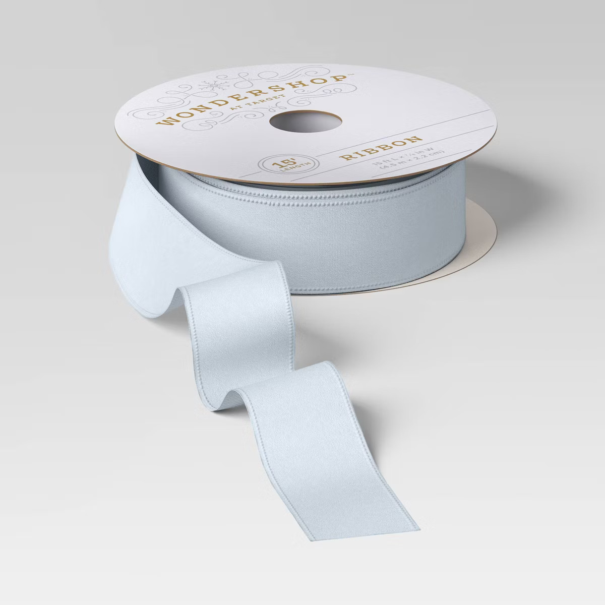 Christmas Festive Frost Premium Ribbon Periwinkle Blue - Wondershop™ | Target