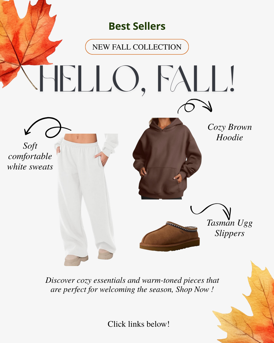 Hello Fall! Best Sellers
Discover cozy essentials and warm-toned pieces that are perfect for welcoming the season. Shop Now !
Link Below! 

 #LTKSeasonal #LTKTall #LTKBeauty