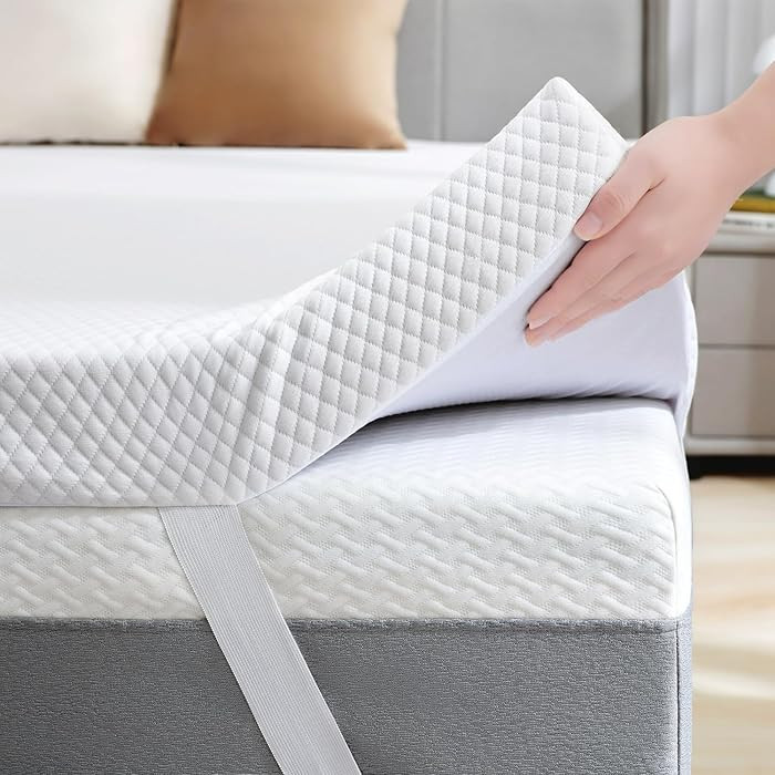 SINWEEK 2 Inch Gel Memory Foam Mattress Topper Twin XL Size/Twin Extra Long, Ventilated High Dens... | Amazon (US)